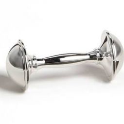 Silver Baby Rattle